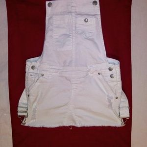 Woman's overall mini skirt